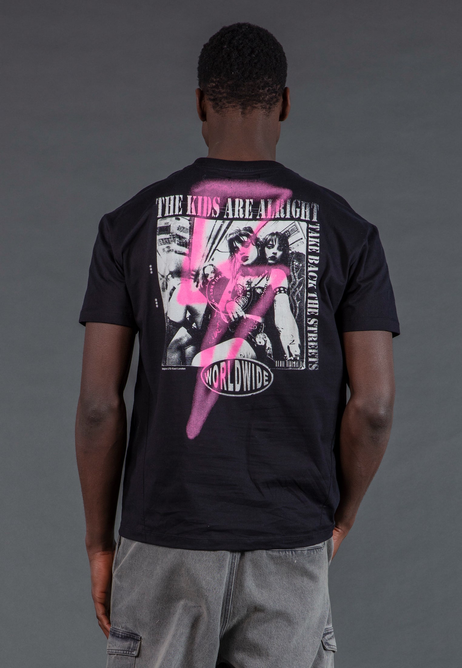 LIGHTNING BOLT T-SHIRT BLACK