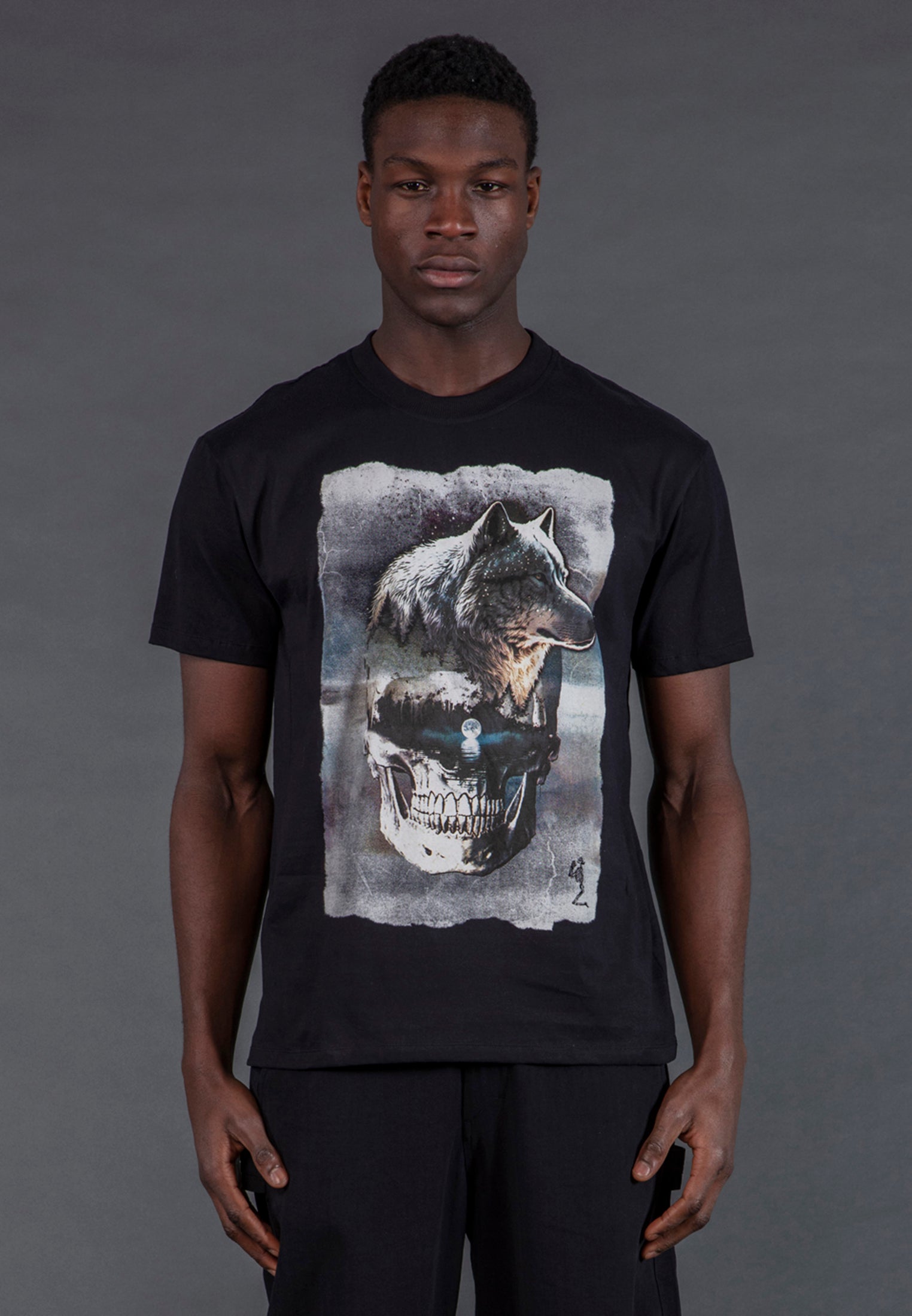 WOLVES T-SHIRT BLACK