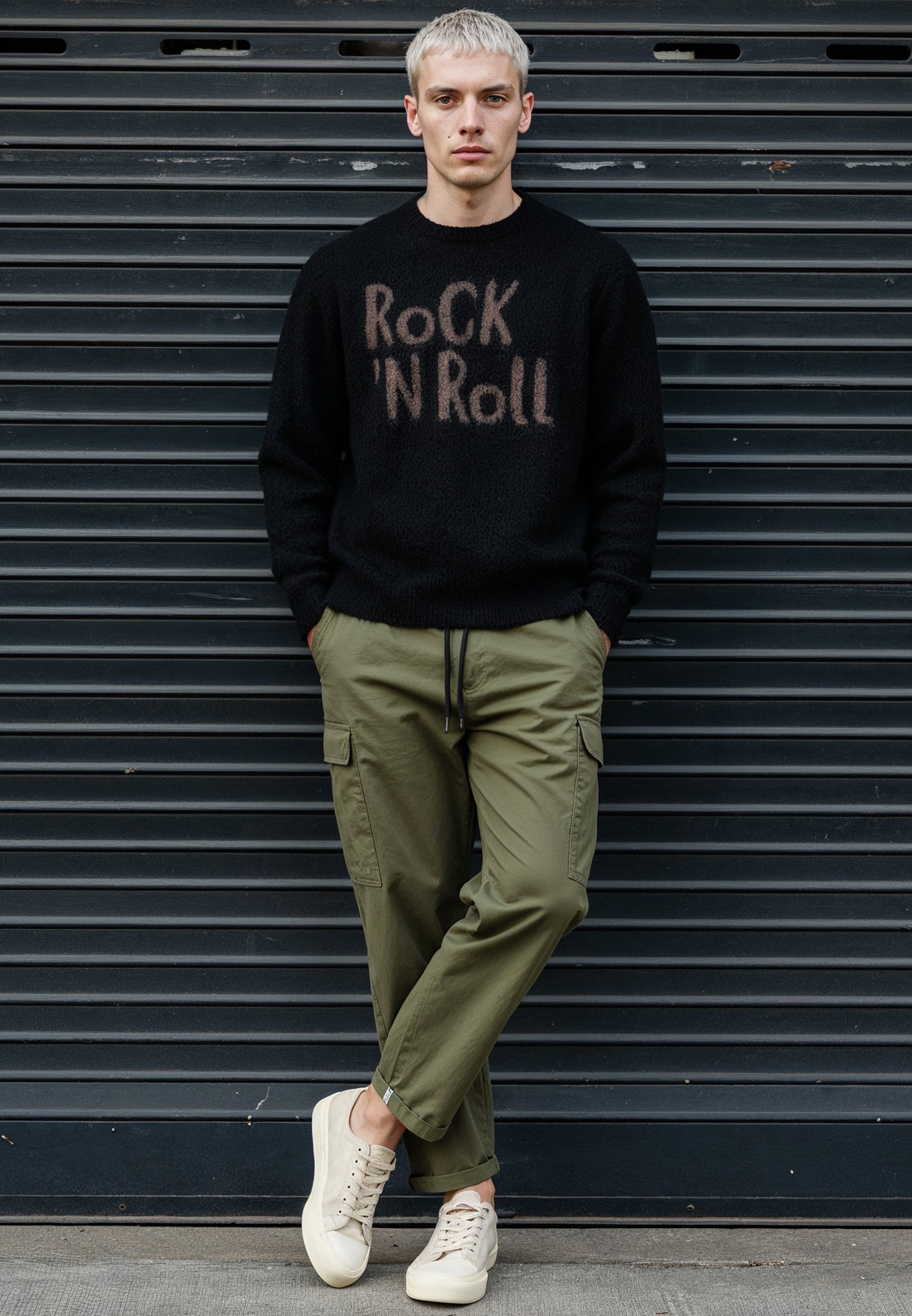 ROCK N ROLL KNIT BLACK