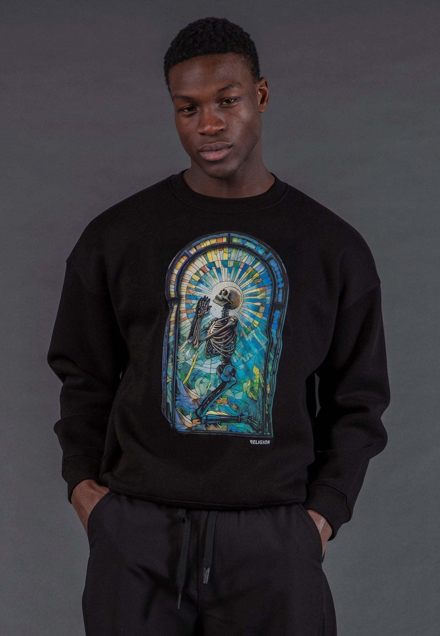 PSYCHEDELIC SWEAT BLACK