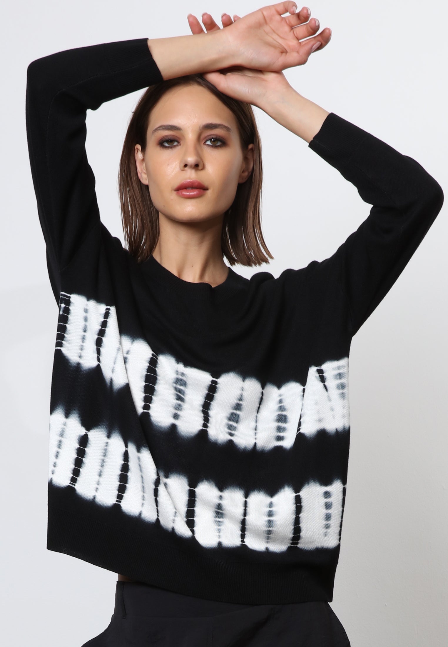 FADE COTTON JUMPER FADE PRINT