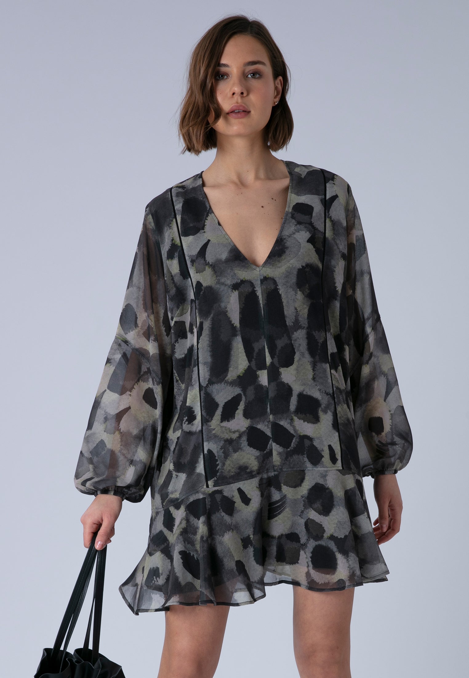 EDIE TUNIC DRESS TERRAZZO YELLOW