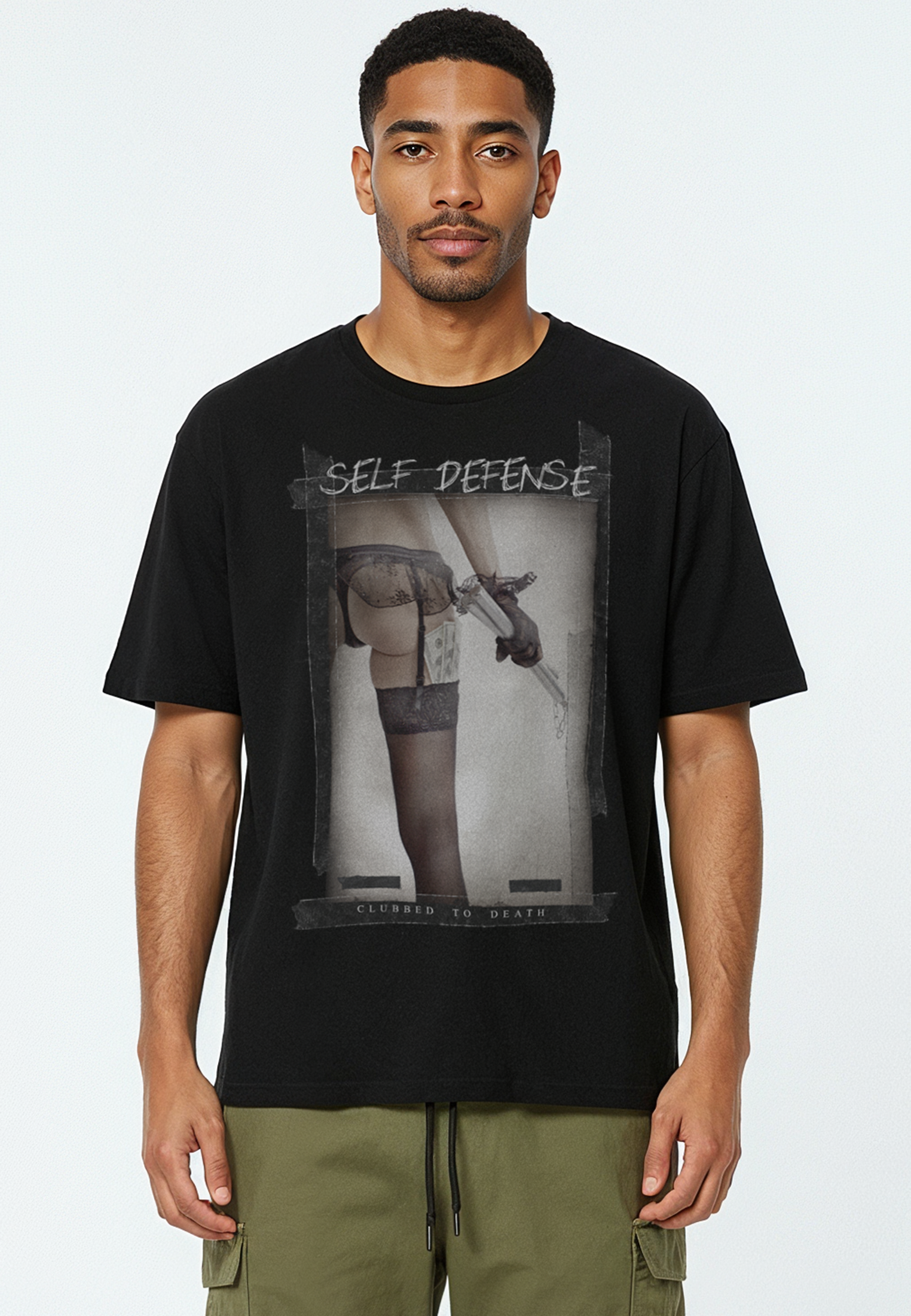 SELF DEFENSE T-SHIRT BLACK