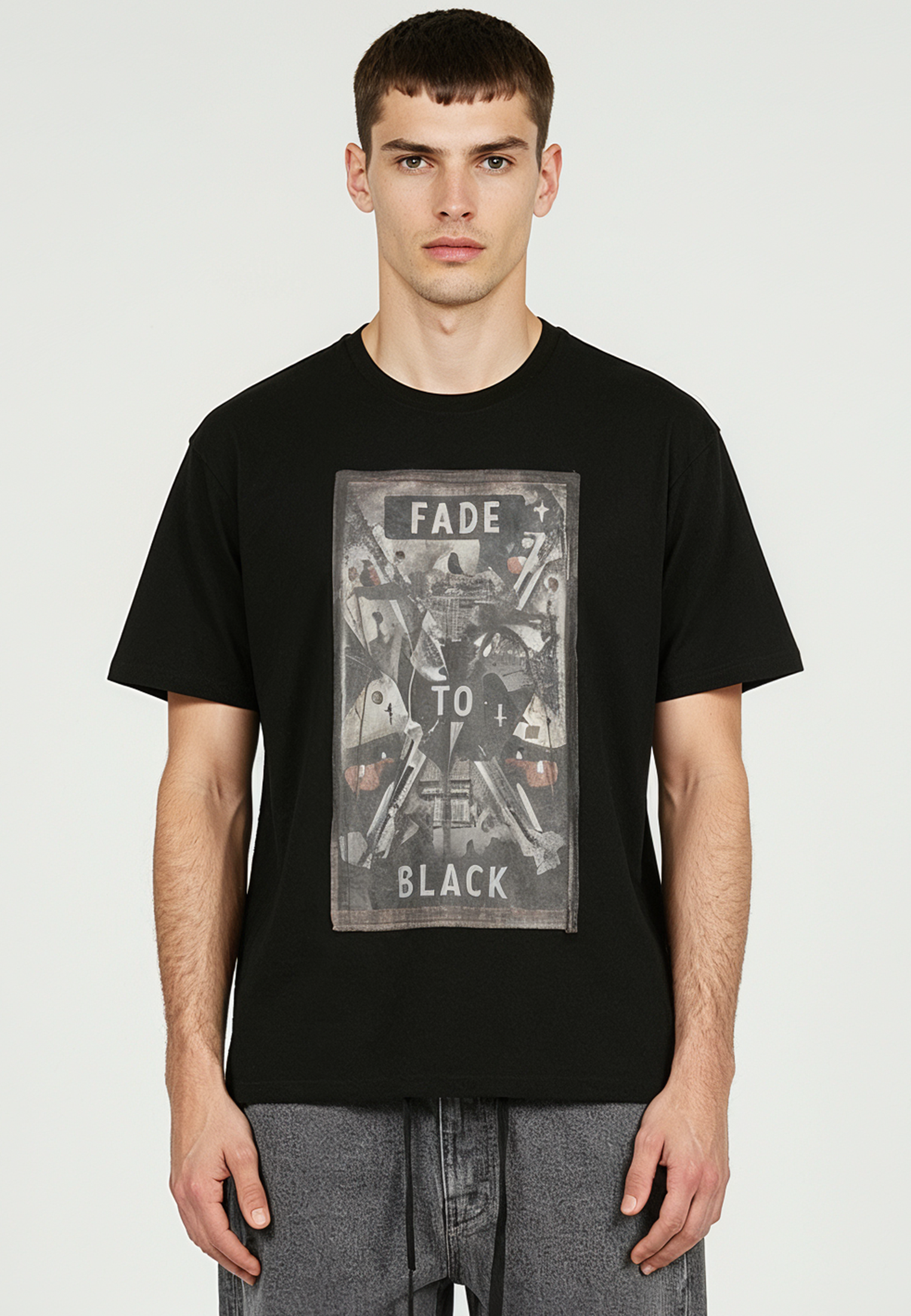 FADE TO BLACK T-SHIRT BLACK
