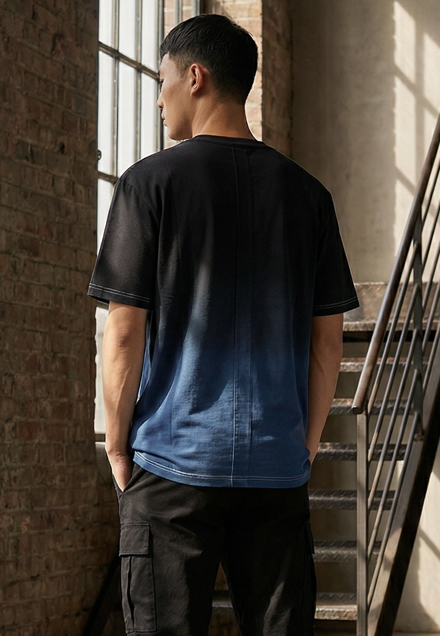 BORN AGAIN T-SHIRT DENIM